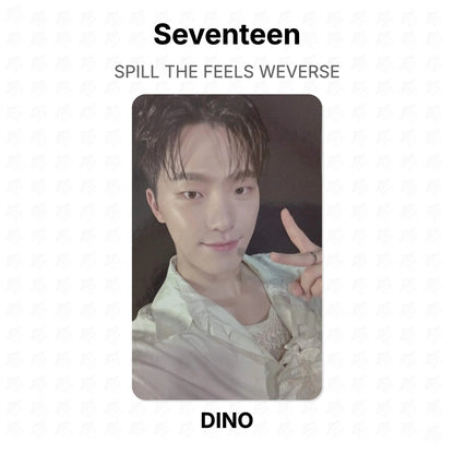 Seventeen SPILL THE FEELS WEVERSE Offizielle Photocard