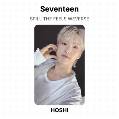 Seventeen SPILL THE FEELS WEVERSE Offizielle Photocard