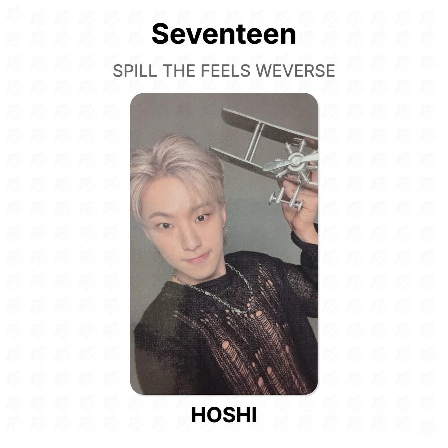 Seventeen SPILL THE FEELS WEVERSE Offizielle Photocard