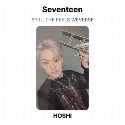 Seventeen SPILL THE FEELS WEVERSE Offizielle Photocard
