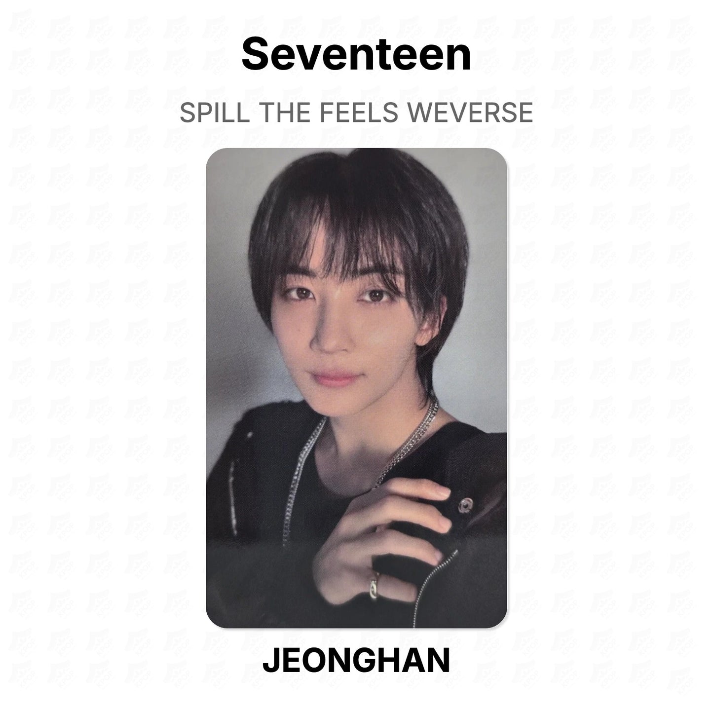 Seventeen SPILL THE FEELS WEVERSE Offizielle Photocard