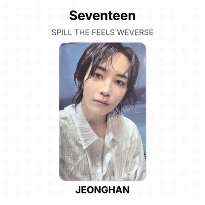 Seventeen SPILL THE FEELS WEVERSE Offizielle Photocard