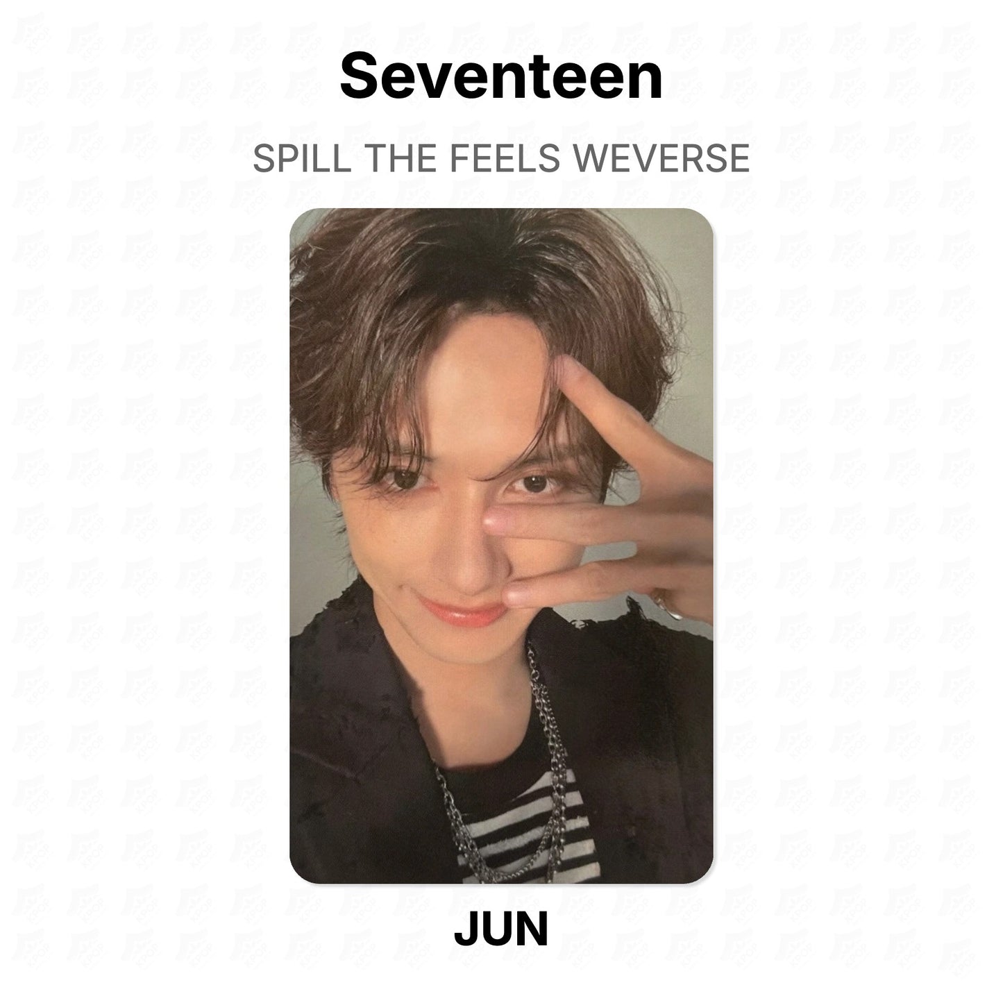 Seventeen SPILL THE FEELS WEVERSE Offizielle Photocard