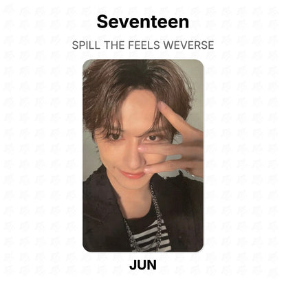 Seventeen SPILL THE FEELS WEVERSE Offizielle Photocard