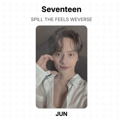 Seventeen SPILL THE FEELS WEVERSE Offizielle Photocard