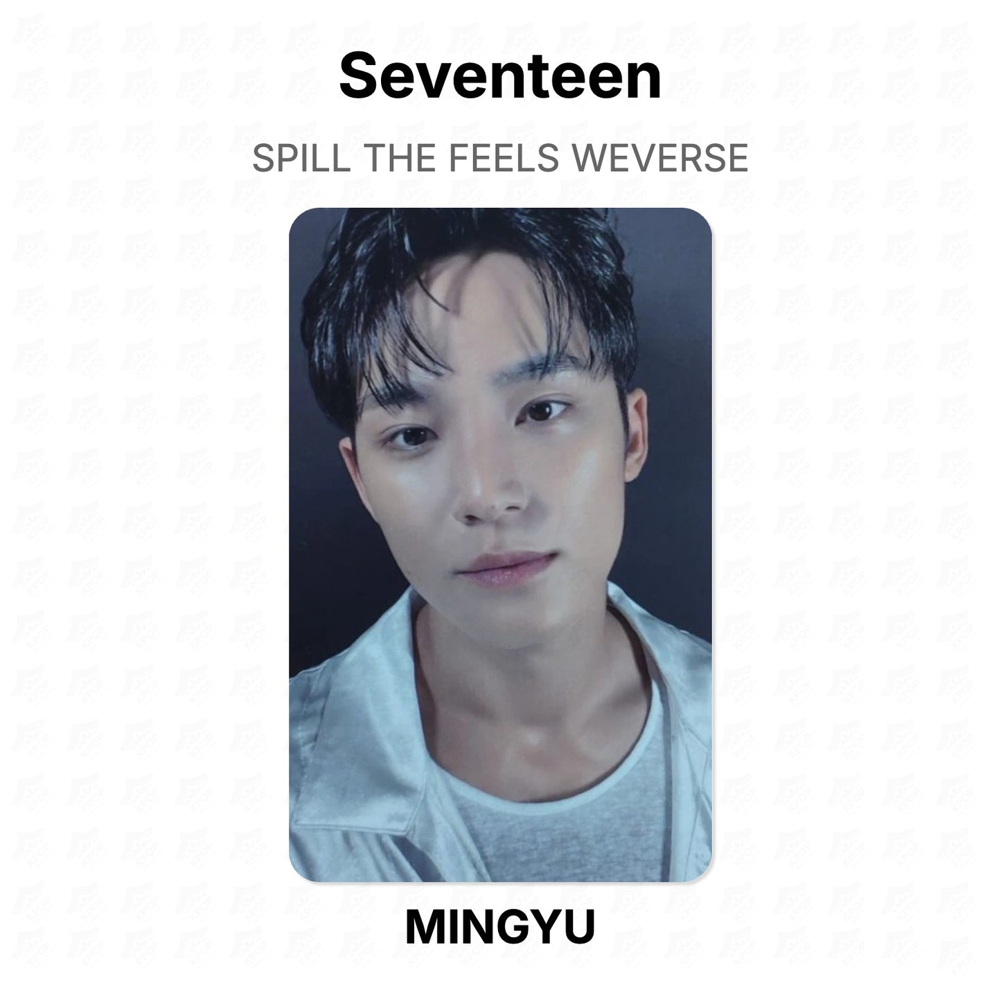 Seventeen SPILL THE FEELS WEVERSE Offizielle Photocard