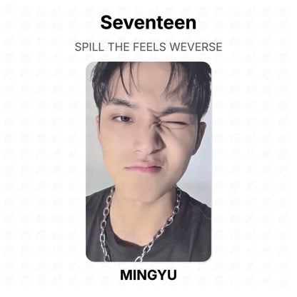 Seventeen SPILL THE FEELS WEVERSE Offizielle Photocard