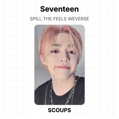 Seventeen SPILL THE FEELS WEVERSE Offizielle Photocard
