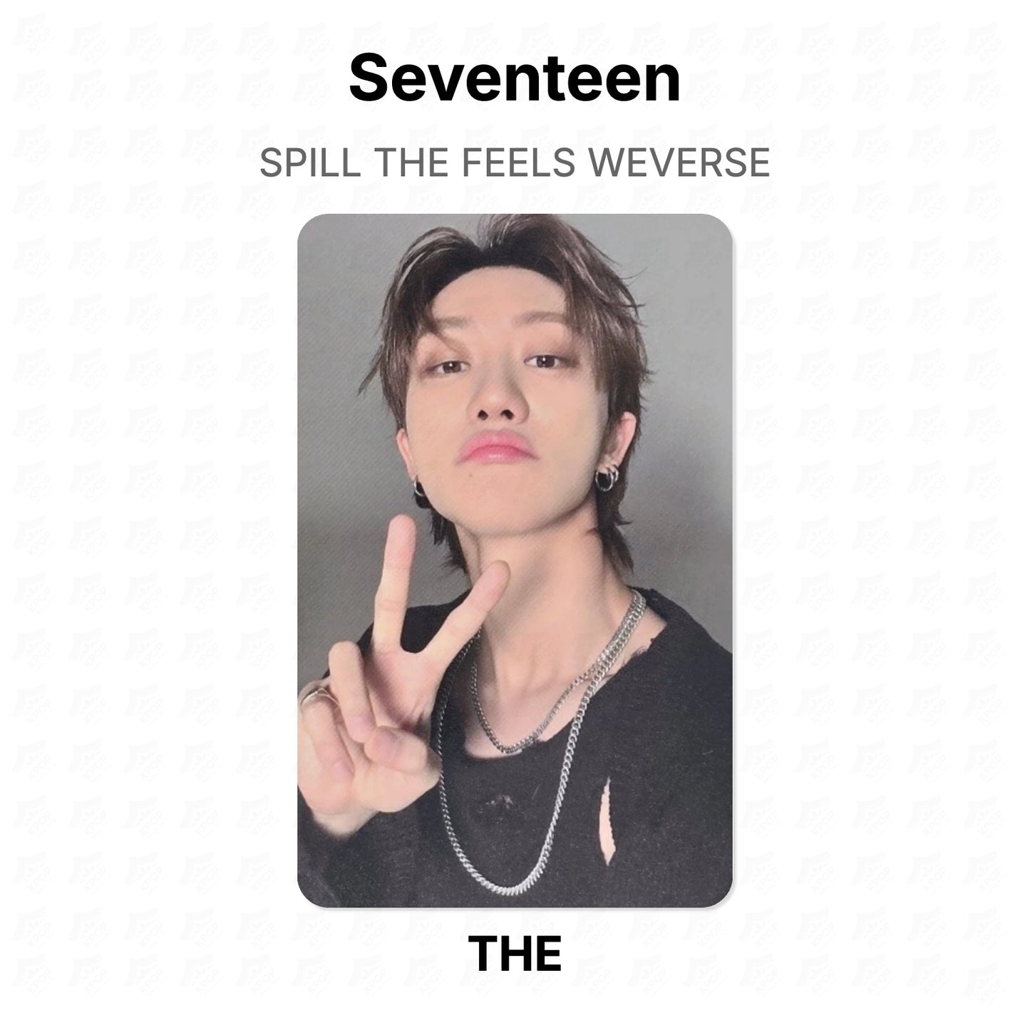 Seventeen SPILL THE FEELS WEVERSE Offizielle Photocard