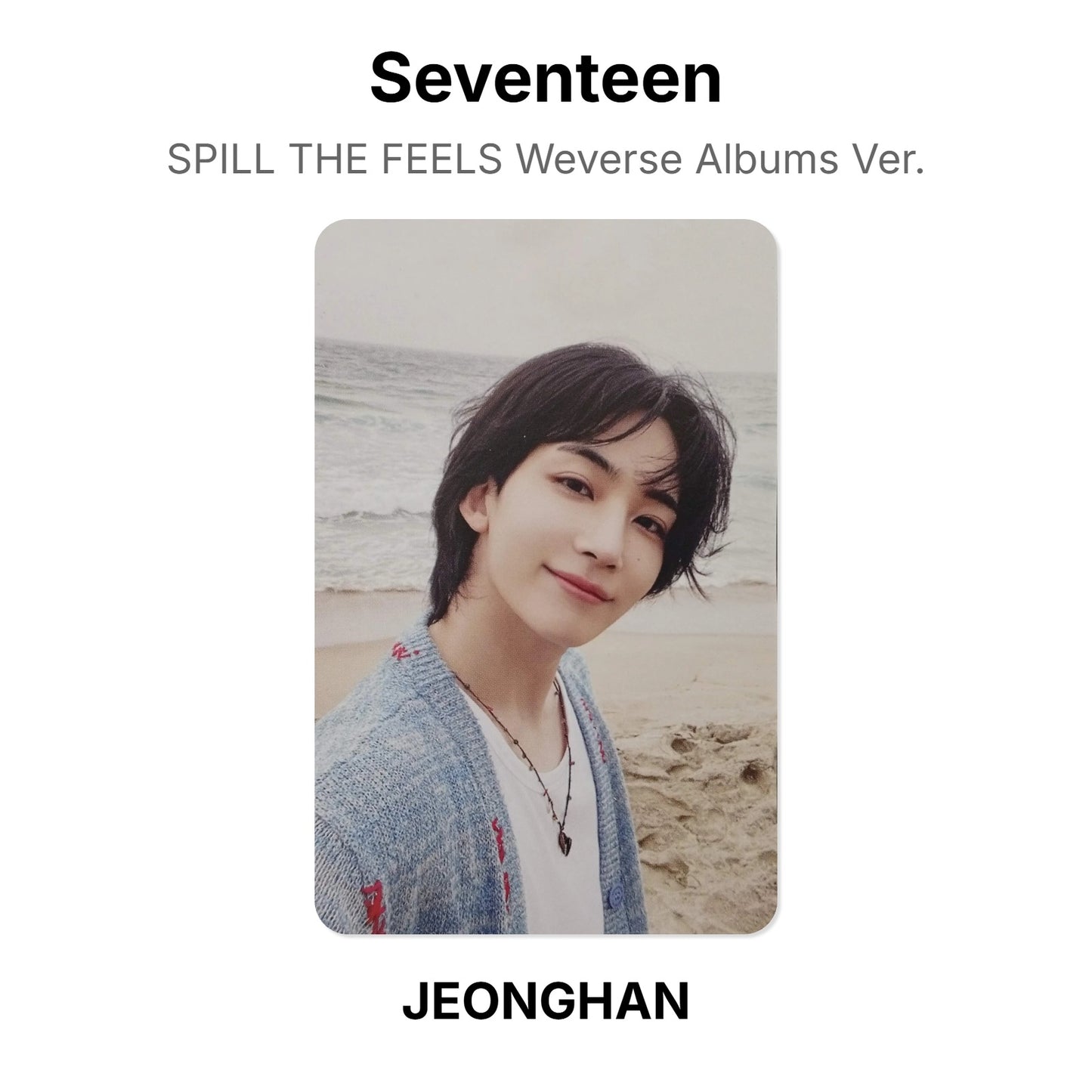 Seventeen SPILL THE FEELS Weverse Albums Ver. Official Photocard