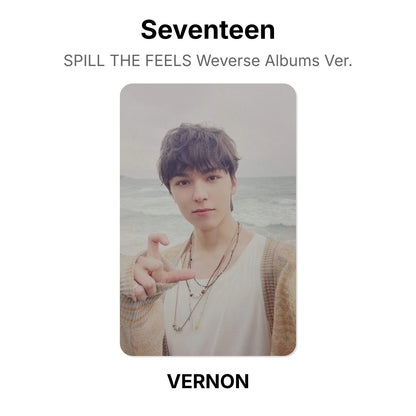 Seventeen SPILL THE FEELS Weverse Albums Ver. photocard officielle