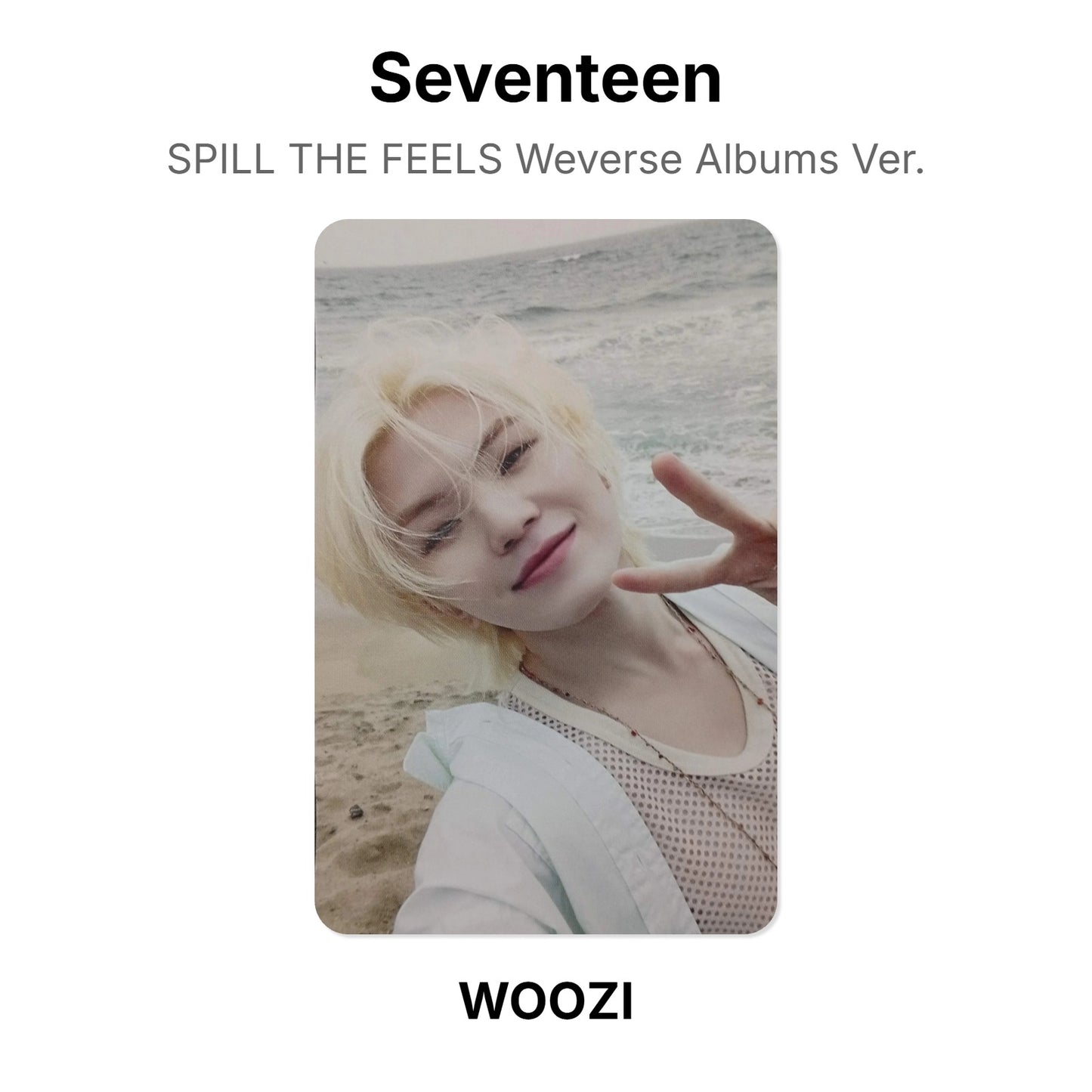 Seventeen SPILL THE FEELS Weverse Albums Ver. Official Photocard