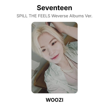 Seventeen SPILL THE FEELS Weverse Albums Ver. photocard officielle