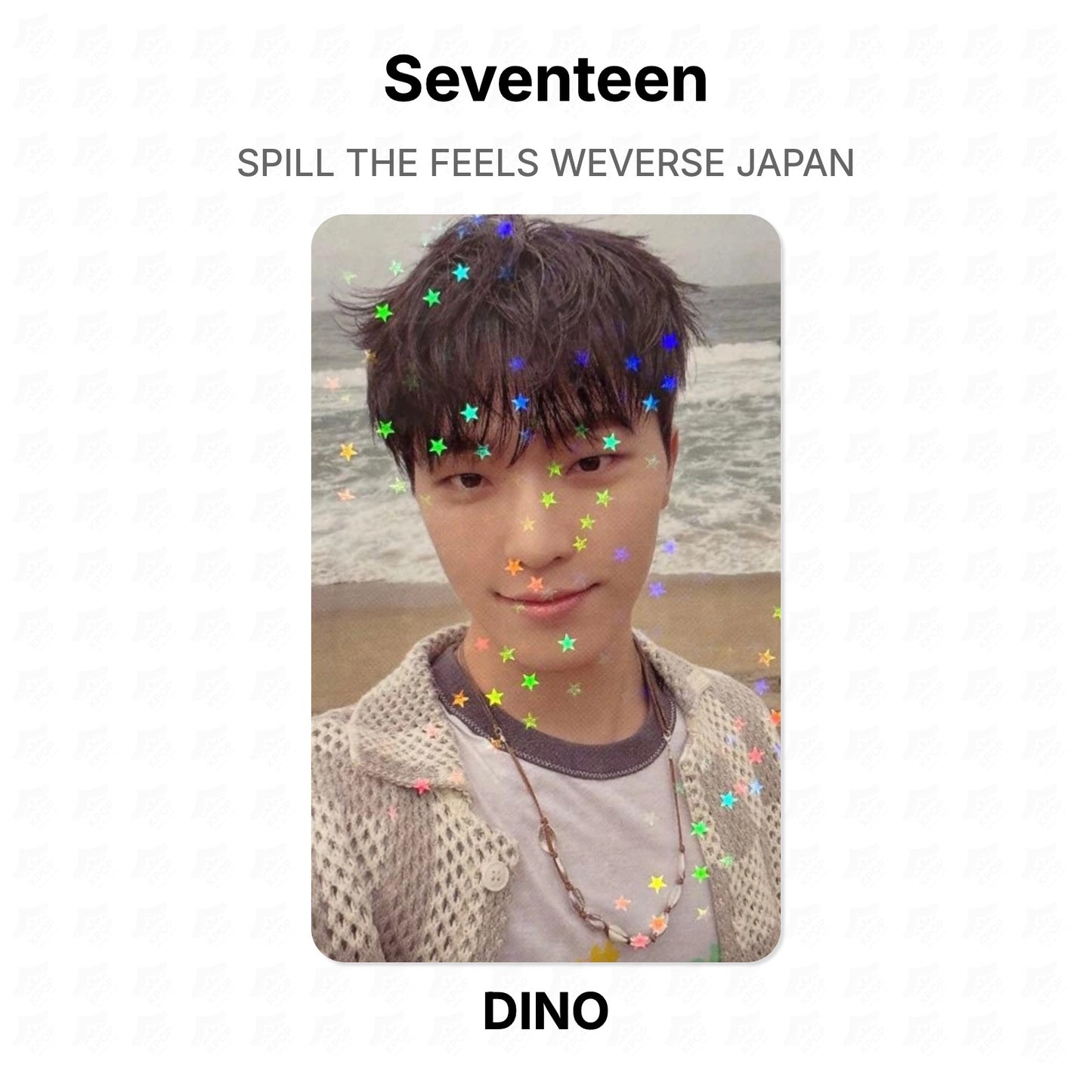 Seventeen SPILL THE FEELS WEVERSE JAPAN Official Photocard