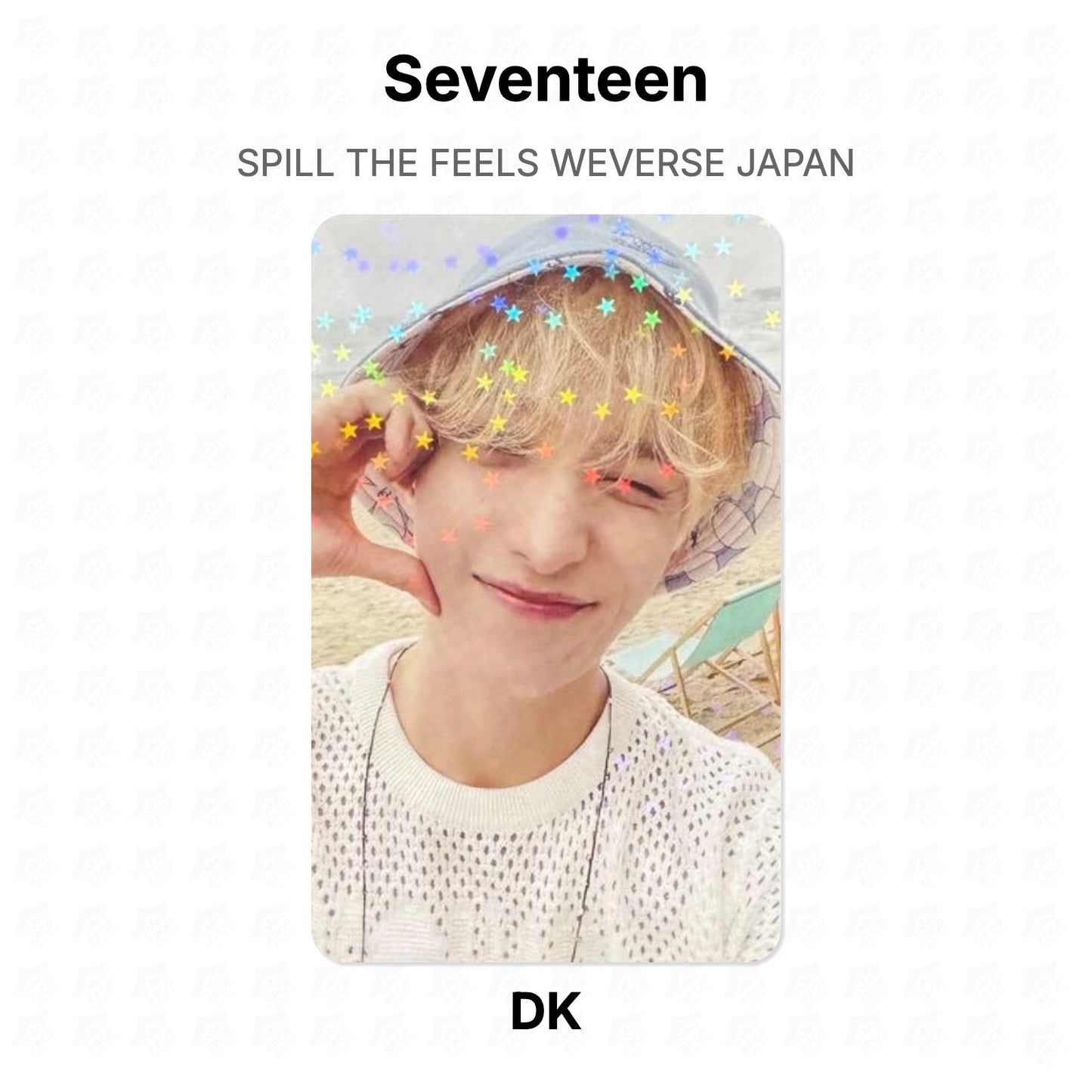 Seventeen SPILL THE FEELS WEVERSE JAPAN Official Photocard