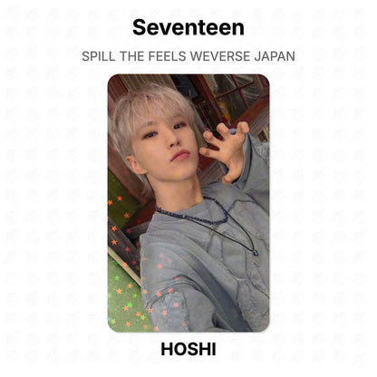 Seventeen SPILL THE FEELS WEVERSE JAPAN Official Photocard