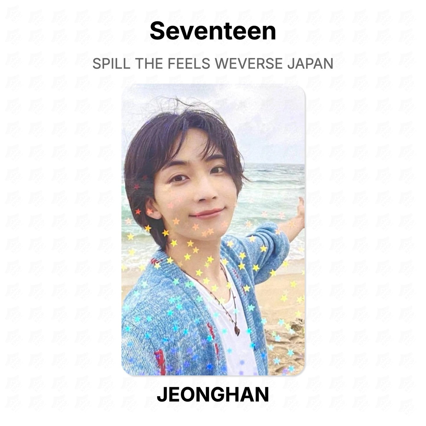 Seventeen SPILL THE FEELS WEVERSE JAPAN Official Photocard