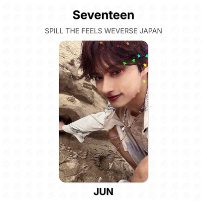 Seventeen SPILL THE FEELS WEVERSE JAPAN Official Photocard