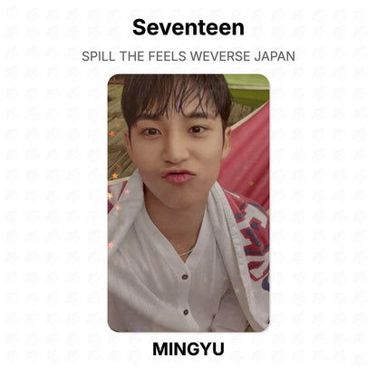 Seventeen SPILL THE FEELS WEVERSE JAPAN Official Photocard