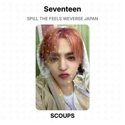 Seventeen SPILL THE FEELS WEVERSE JAPAN Official Photocard