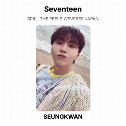 Seventeen SPILL THE FEELS WEVERSE JAPAN Official Photocard