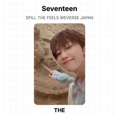 Seventeen SPILL THE FEELS WEVERSE JAPAN Official Photocard
