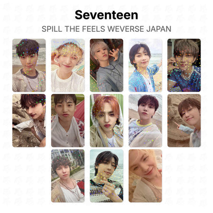 Seventeen SPILL THE FEELS WEVERSE JAPAN Official Photocard