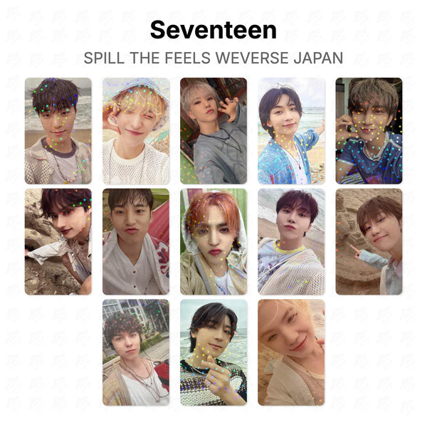 Seventeen SPILL THE FEELS WEVERSE JAPAN Official Photocard