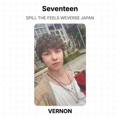 Seventeen SPILL THE FEELS WEVERSE JAPAN Official Photocard