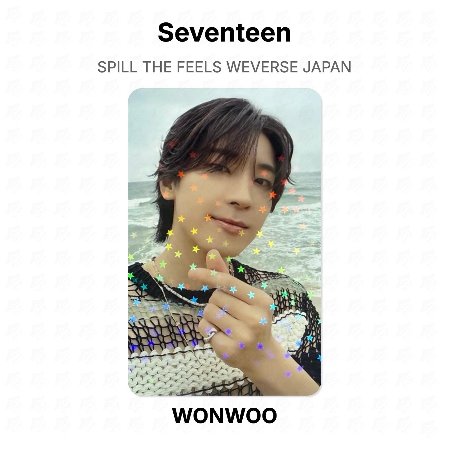 Seventeen SPILL THE FEELS WEVERSE JAPAN Official Photocard
