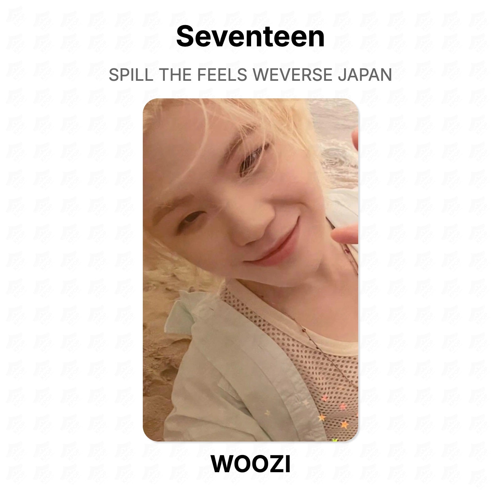 Seventeen SPILL THE FEELS WEVERSE JAPAN Official Photocard