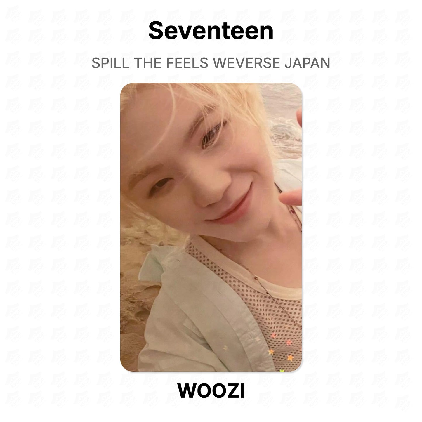Seventeen SPILL THE FEELS WEVERSE JAPAN Official Photocard