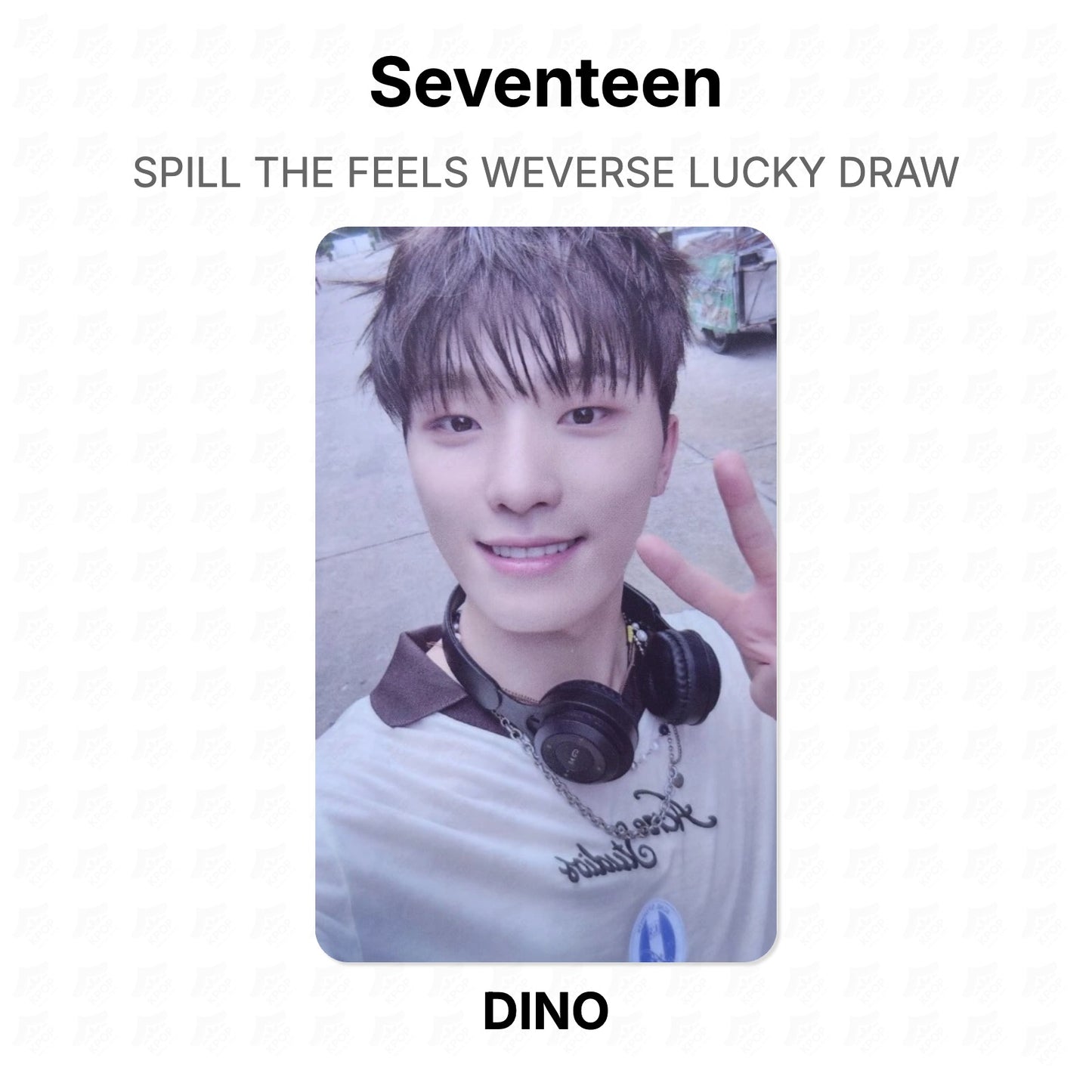 Seventeen SPILL THE FEELS WEVERSE LUCKY DRAW Official Photocard