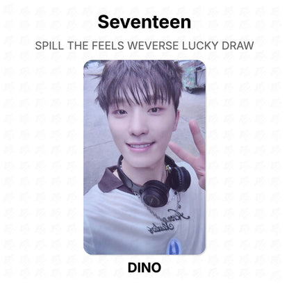 Seventeen SPILL THE FEELS WEVERSE LUCKY DRAW Official Photocard