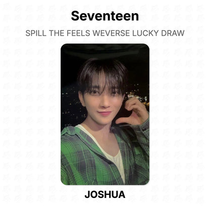 Seventeen SPILL THE FEELS WEVERSE LUCKY DRAW Official Photocard