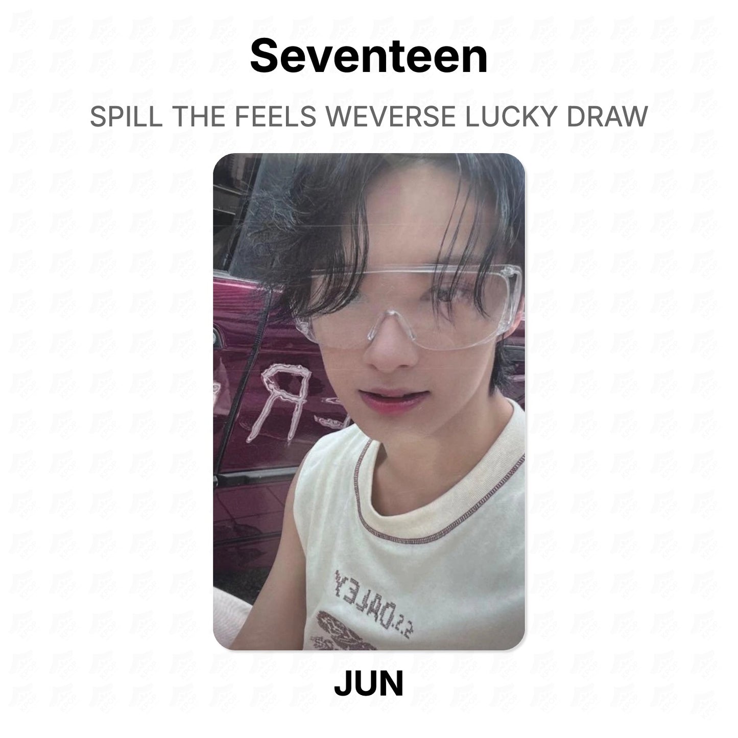Seventeen SPILL THE FEELS WEVERSE LUCKY DRAW Official Photocard