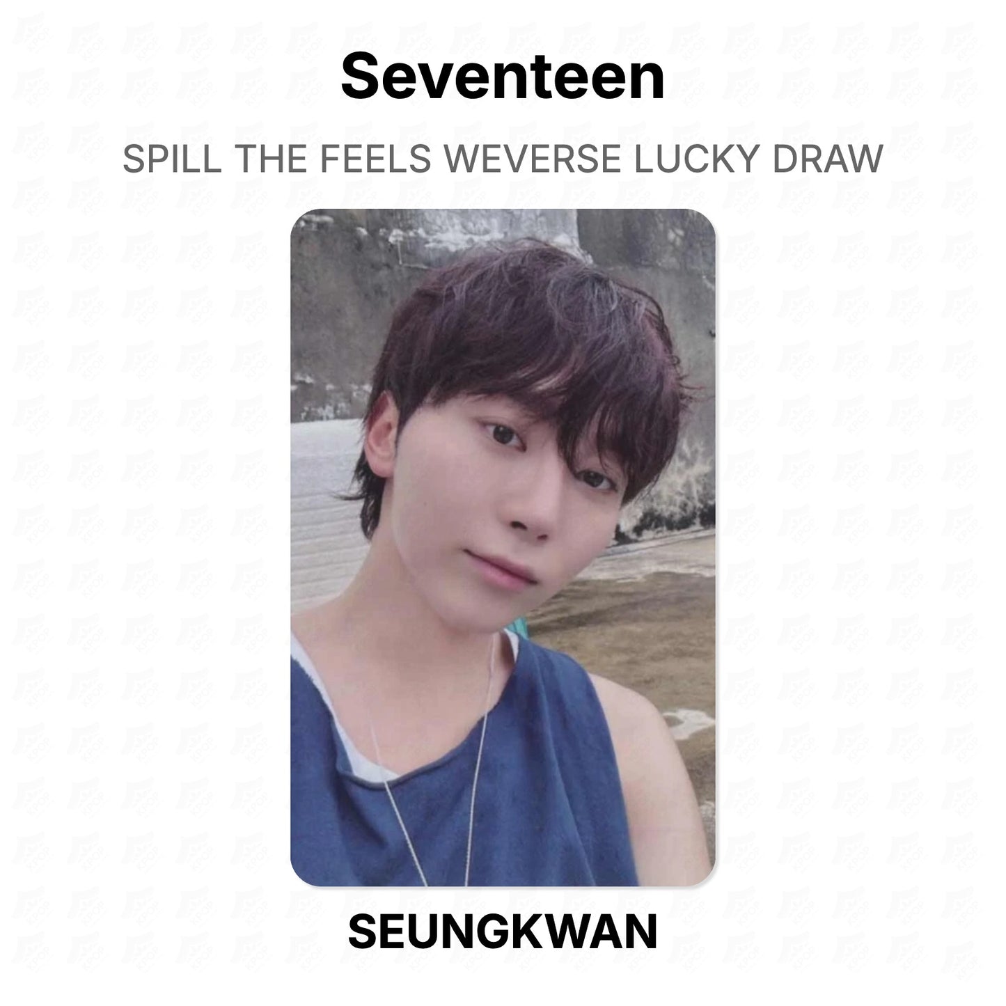 Seventeen SPILL THE FEELS WEVERSE LUCKY DRAW Official Photocard