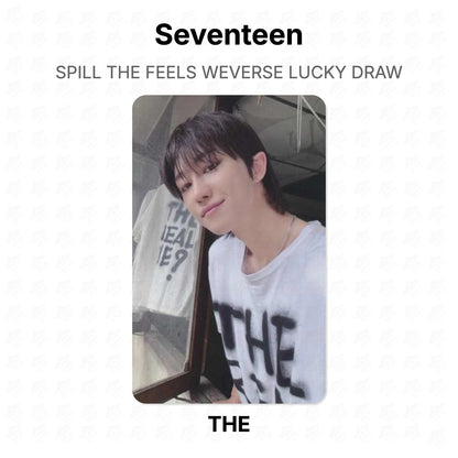 Seventeen SPILL THE FEELS WEVERSE LUCKY DRAW Official Photocard