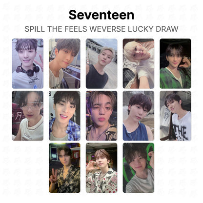 Seventeen SPILL THE FEELS WEVERSE LUCKY DRAW Official Photocard