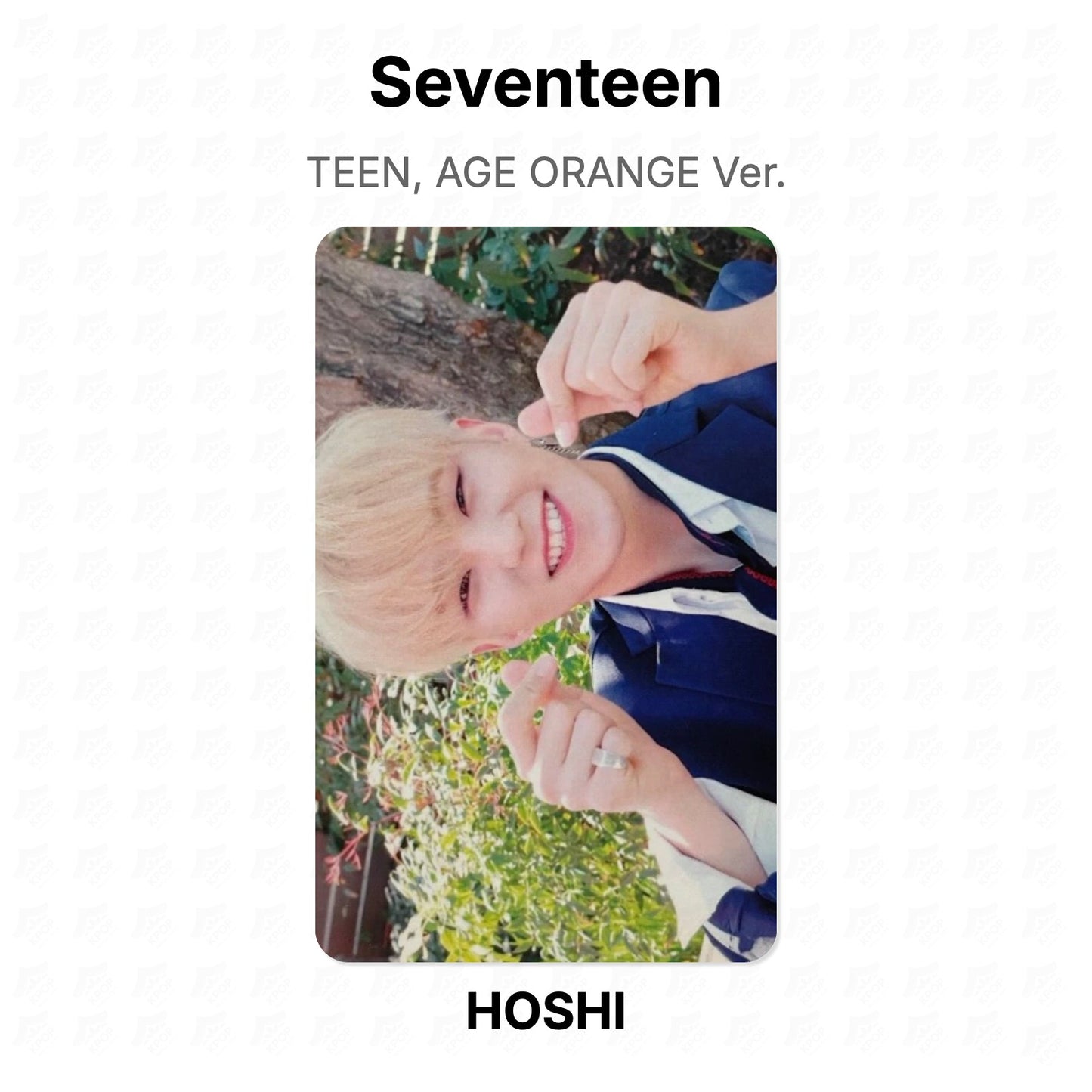 Seventeen TEEN, AGE ORANGE Ver. Official Photocard