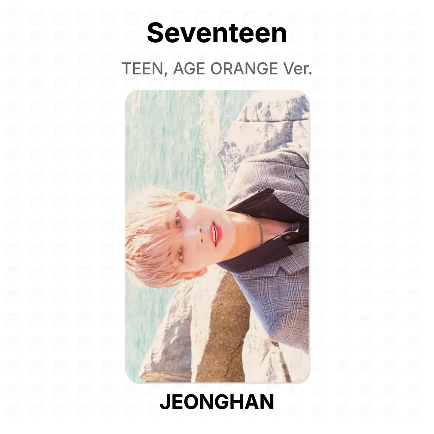 Seventeen TEEN, AGE ORANGE Ver. Official Photocard