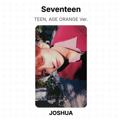 Seventeen TEEN, AGE ORANGE Ver. Official Photocard