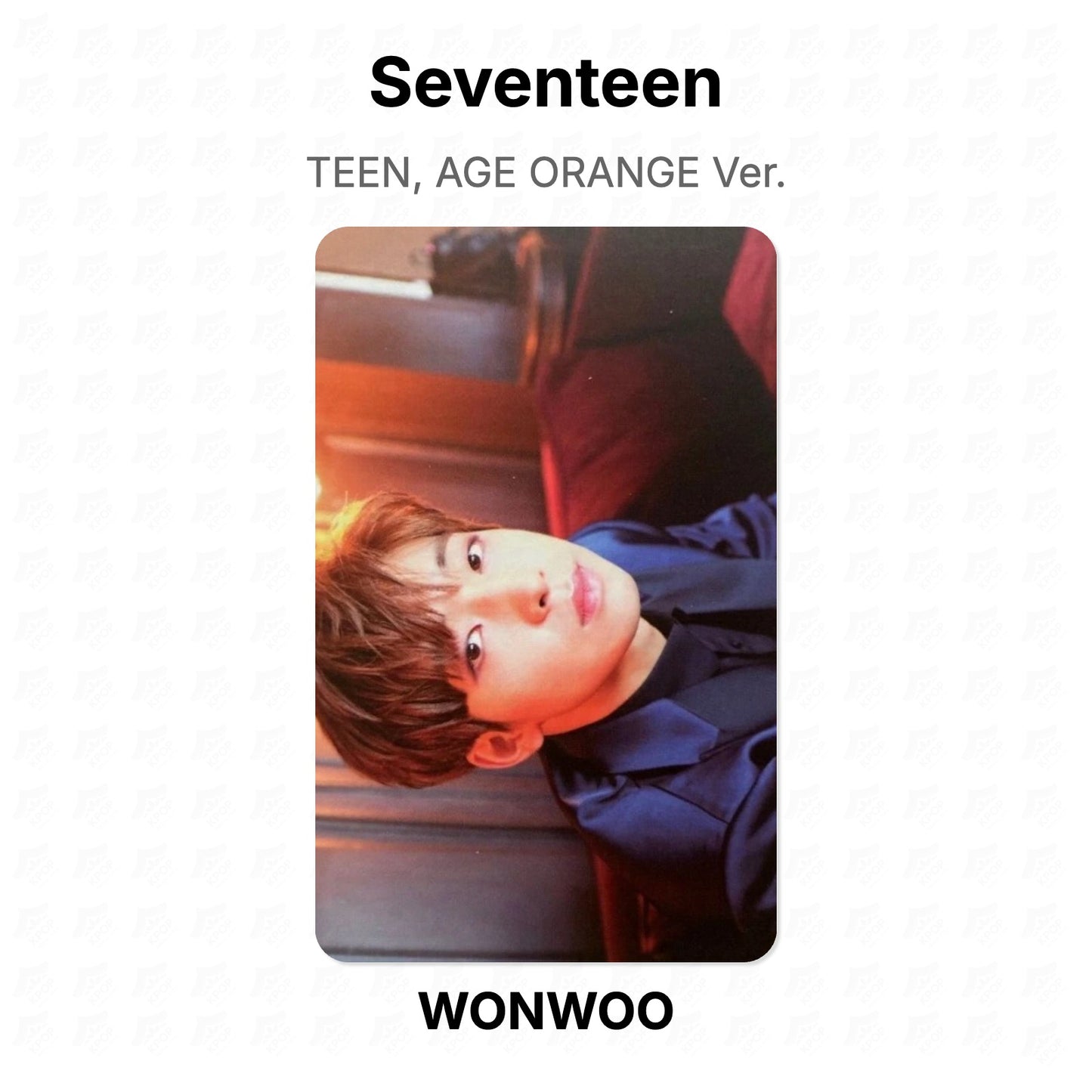 Seventeen TEEN, AGE ORANGE Ver. Official Photocard