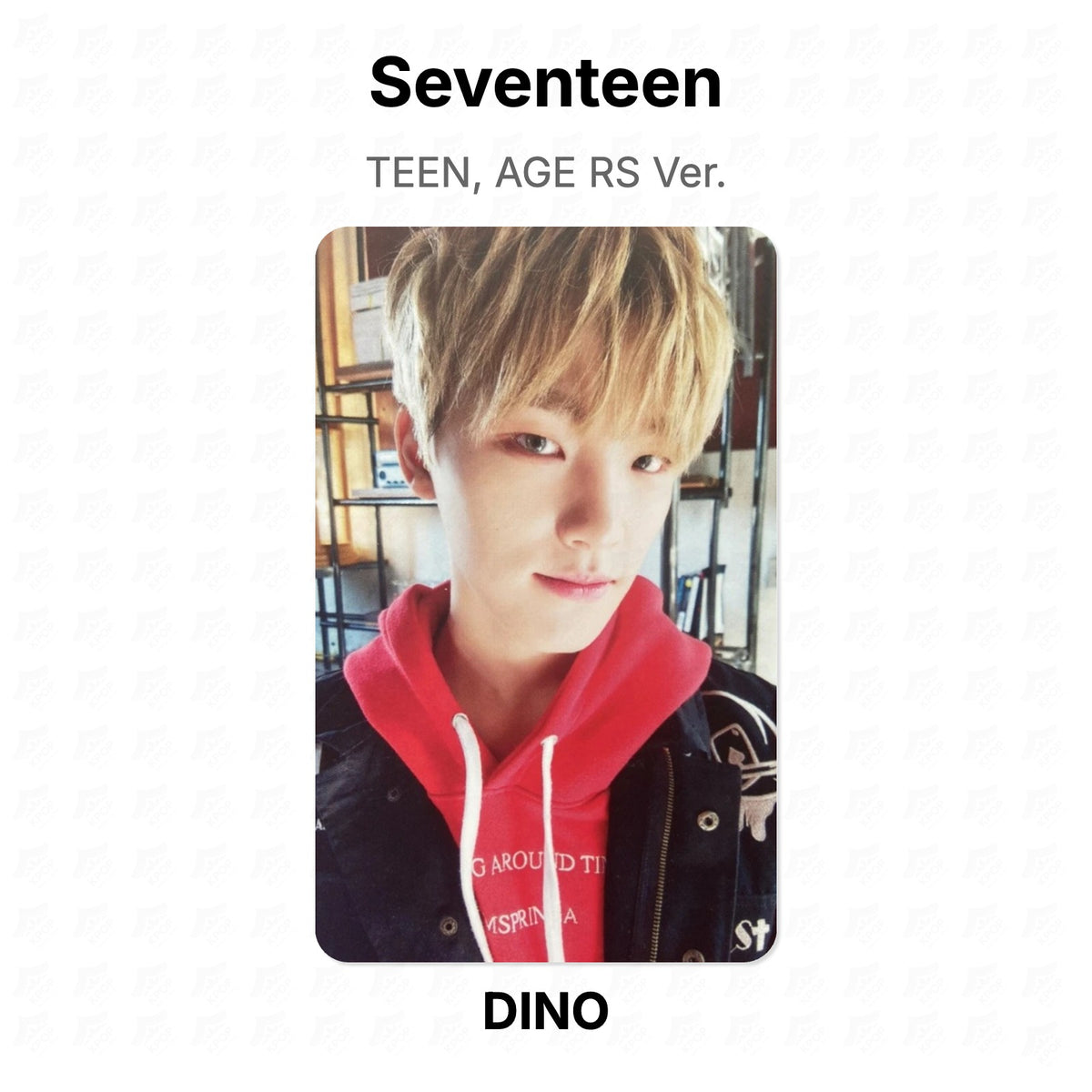 Seventeen TEEN, AGE RS Ver. Official Photocard