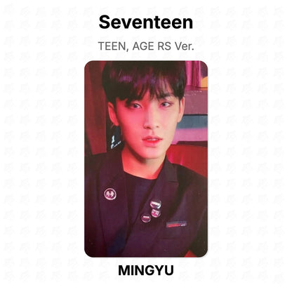 Seventeen TEEN, AGE RS Ver. Official Photocard
