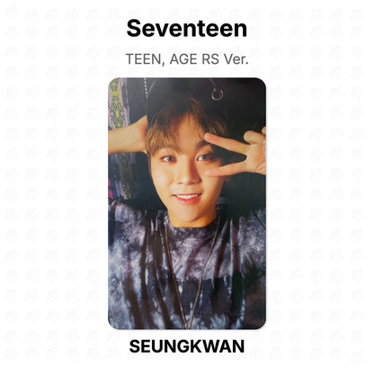 Seventeen TEEN, AGE RS Ver. Official Photocard