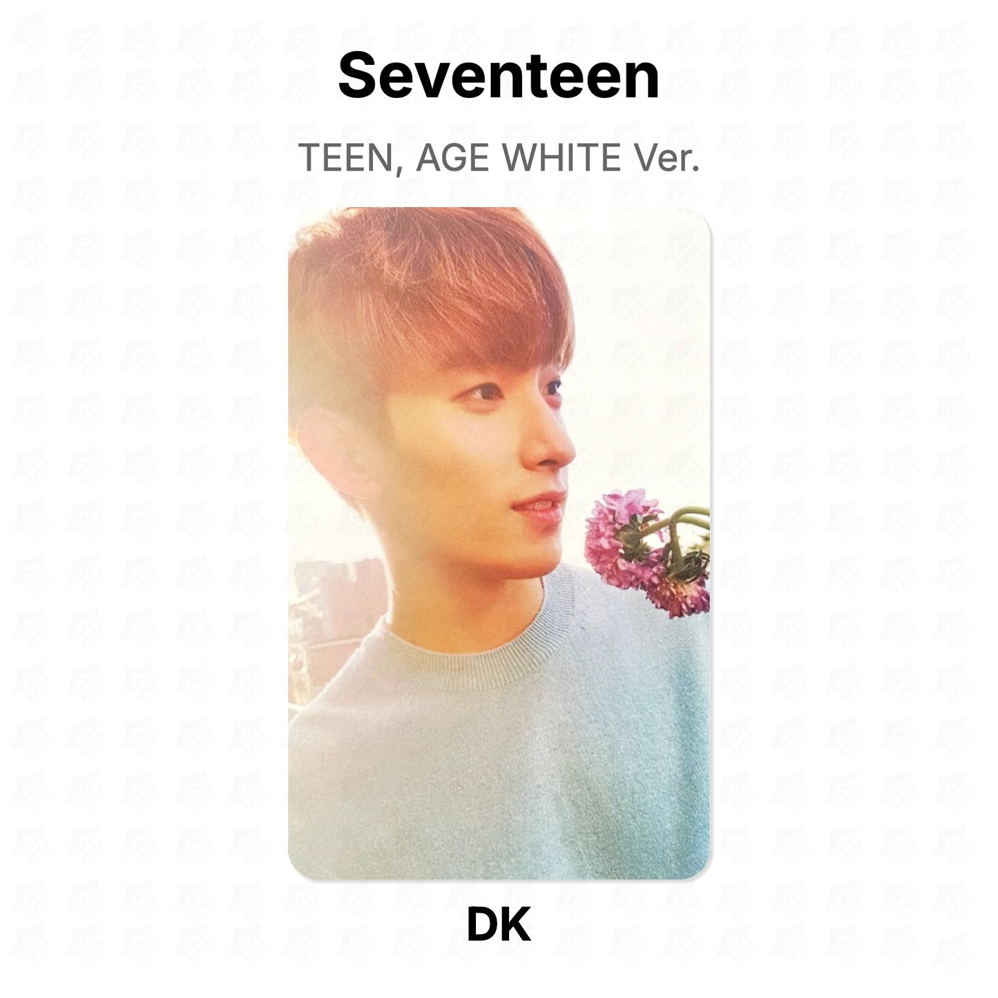 Seventeen TEEN, AGE WHITE Ver. Official Photocard