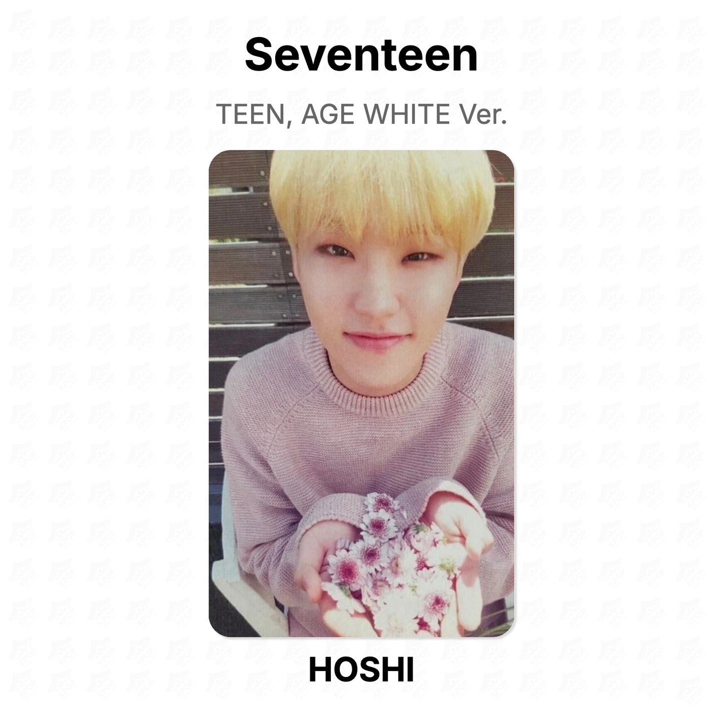 Seventeen TEEN, AGE WHITE Ver. Official Photocard