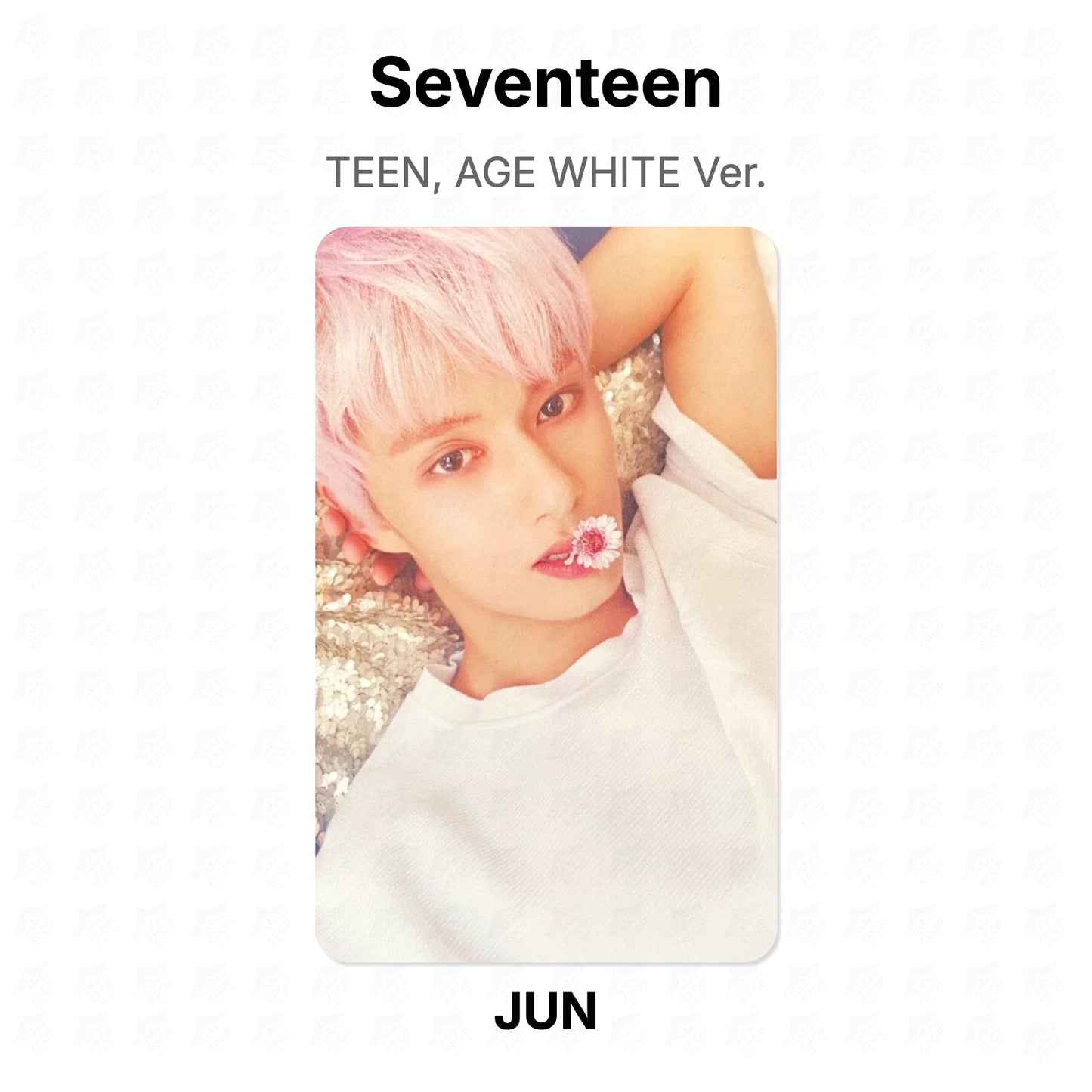 Seventeen TEEN, AGE WHITE Ver. Official Photocard