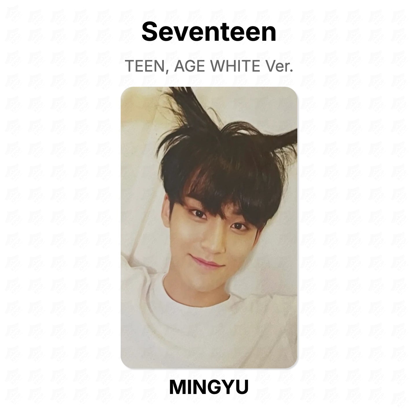 Seventeen TEEN, AGE WHITE Ver. Official Photocard